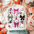Coquette Halloween Shirt Halloween Pumpkin Cute Ghost Shirt Spooky Season Social Club Halloween Mama Shirt Girly Coquette Bow T-Shirts