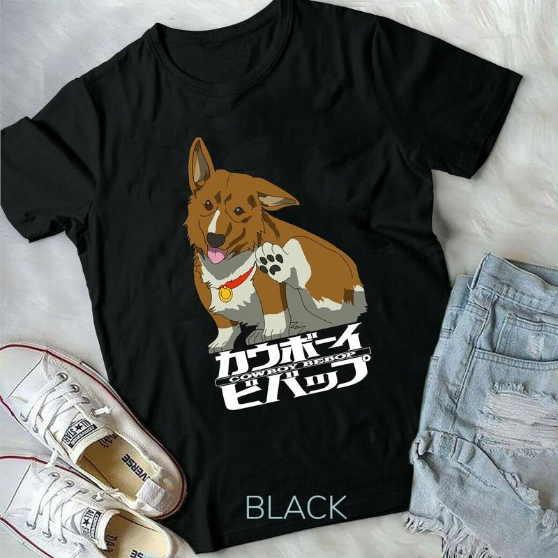 Corgi Ein Cowboy Bebop S 4XL Cowboy Bebop Anime New S 4XL T-Shirts
