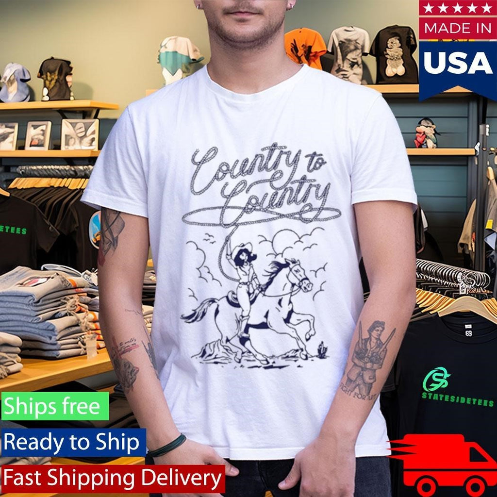 Country To Country 2026 Tour Rodeo Rider Shirt Unisex , , , Long Sleeve Tee
