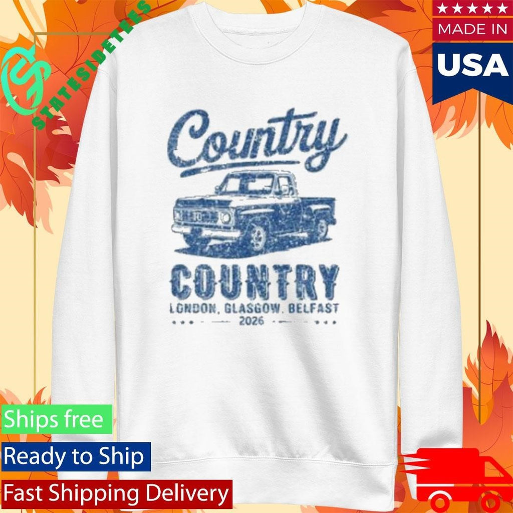 Country To Country Country Pick Up Unisex , , , Long Sleeve Tee
