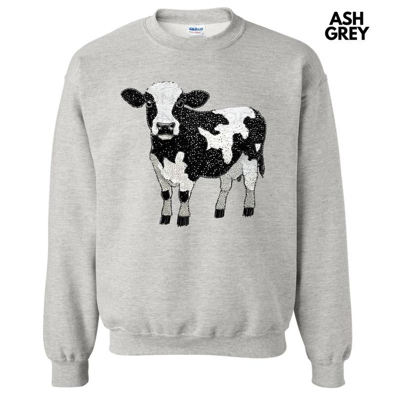 Cow Faux Rhinestone T-Shirts