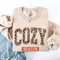 Cozy Season Leopard Print Halloween Autumn Fall T-Shirts