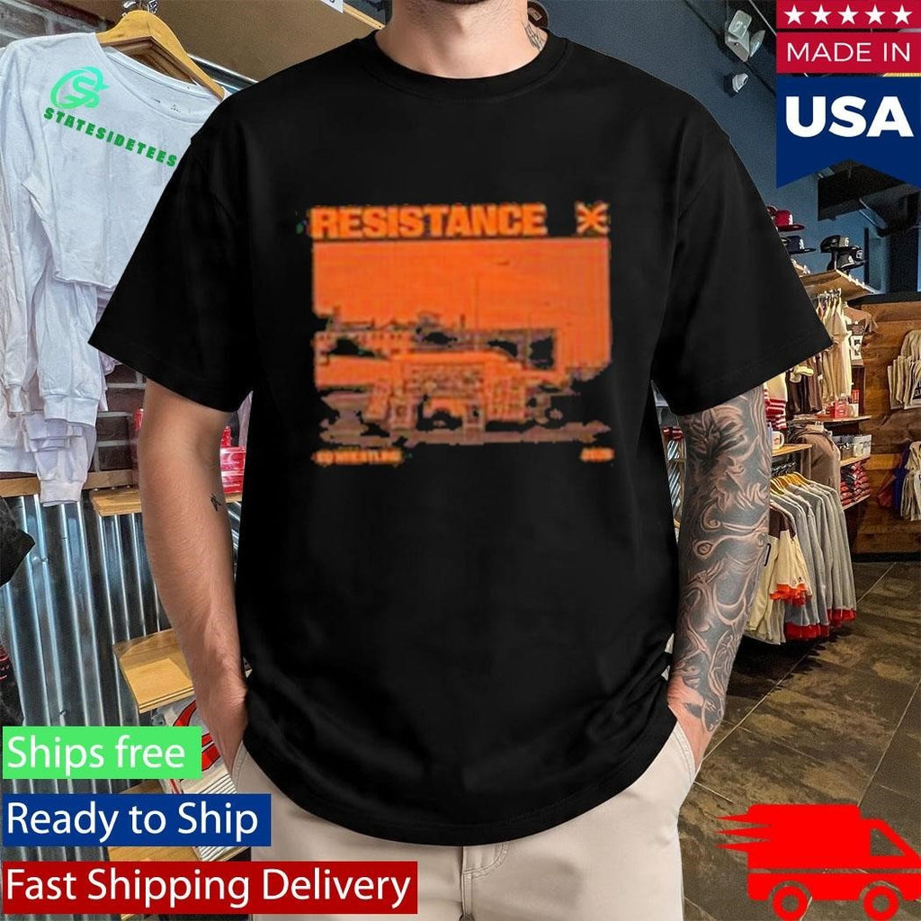 Cq Wrestling Resistance Black Art Shirt Unisex , , , Long Sleeve Tee