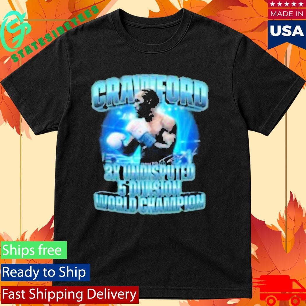 Crawford 3X Undisputed 5-Division Champion Shirt Unisex , , , Long Sleeve Tee