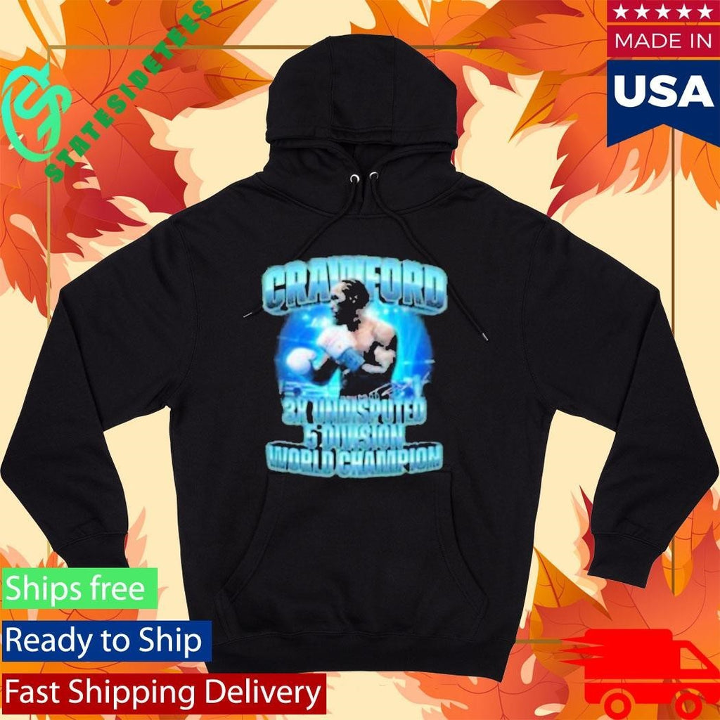 Crawford 3X Undisputed 5-Division Champion Shirt Unisex , , , Long Sleeve Tee
