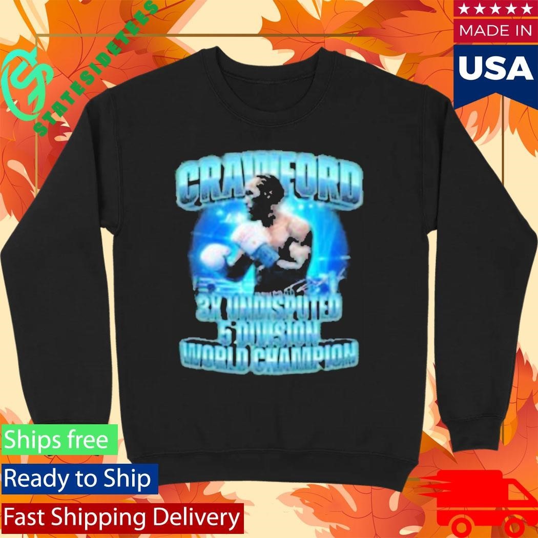 Crawford 3X Undisputed 5-Division Champion Shirt Unisex , , , Long Sleeve Tee