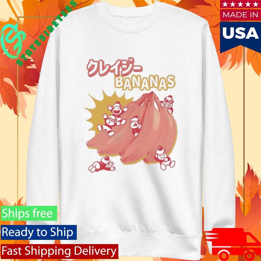 Crazy Bananas Shirt Unisex , , , Long Sleeve Tee