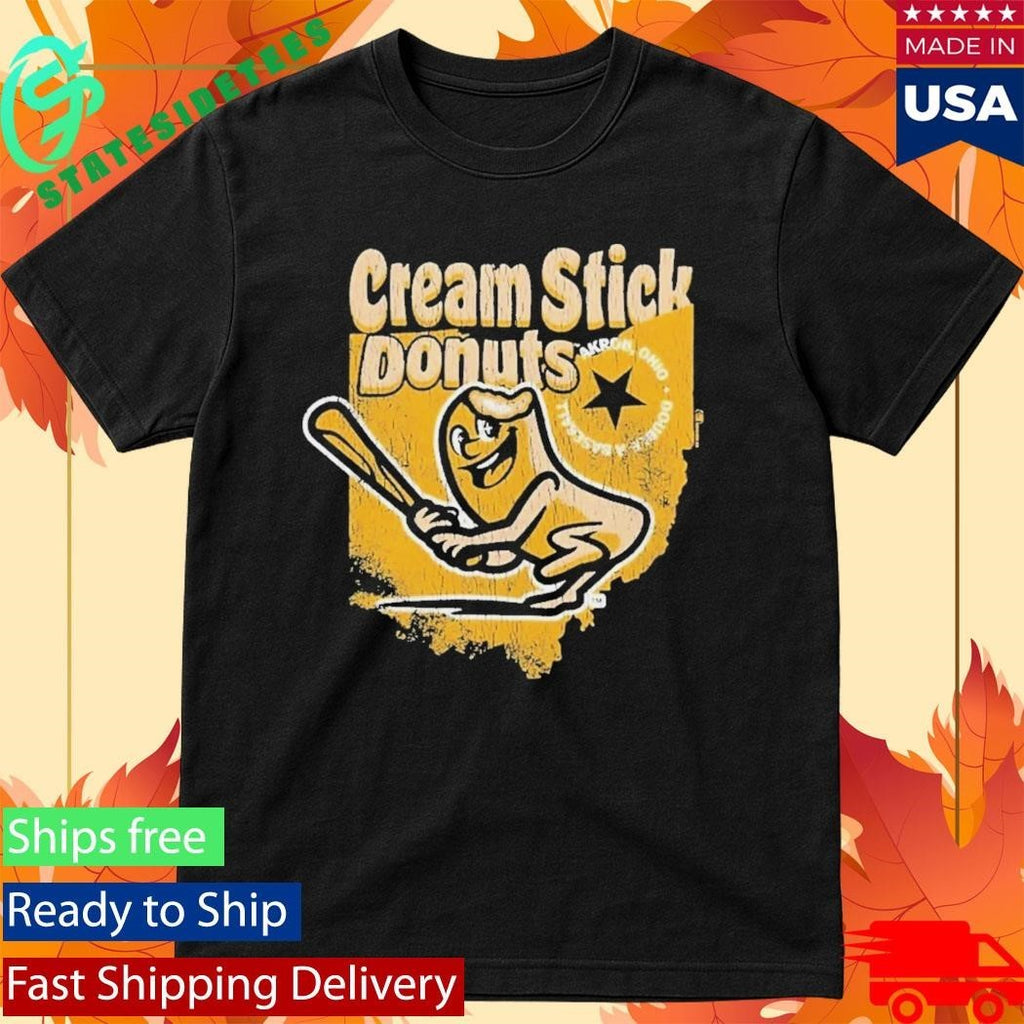 Cream Stick Donuts Ohio Shirt Unisex , , , Long Sleeve Tee