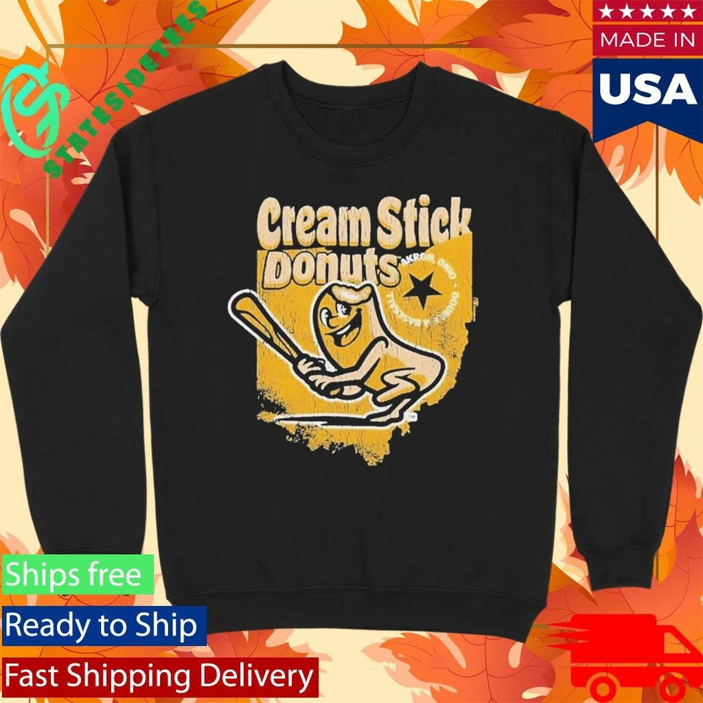 Cream Stick Donuts Ohio Shirt Unisex , , , Long Sleeve Tee