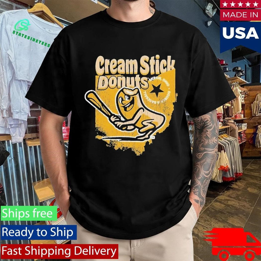 Cream Stick Donuts Ohio Shirt Unisex , , , Long Sleeve Tee