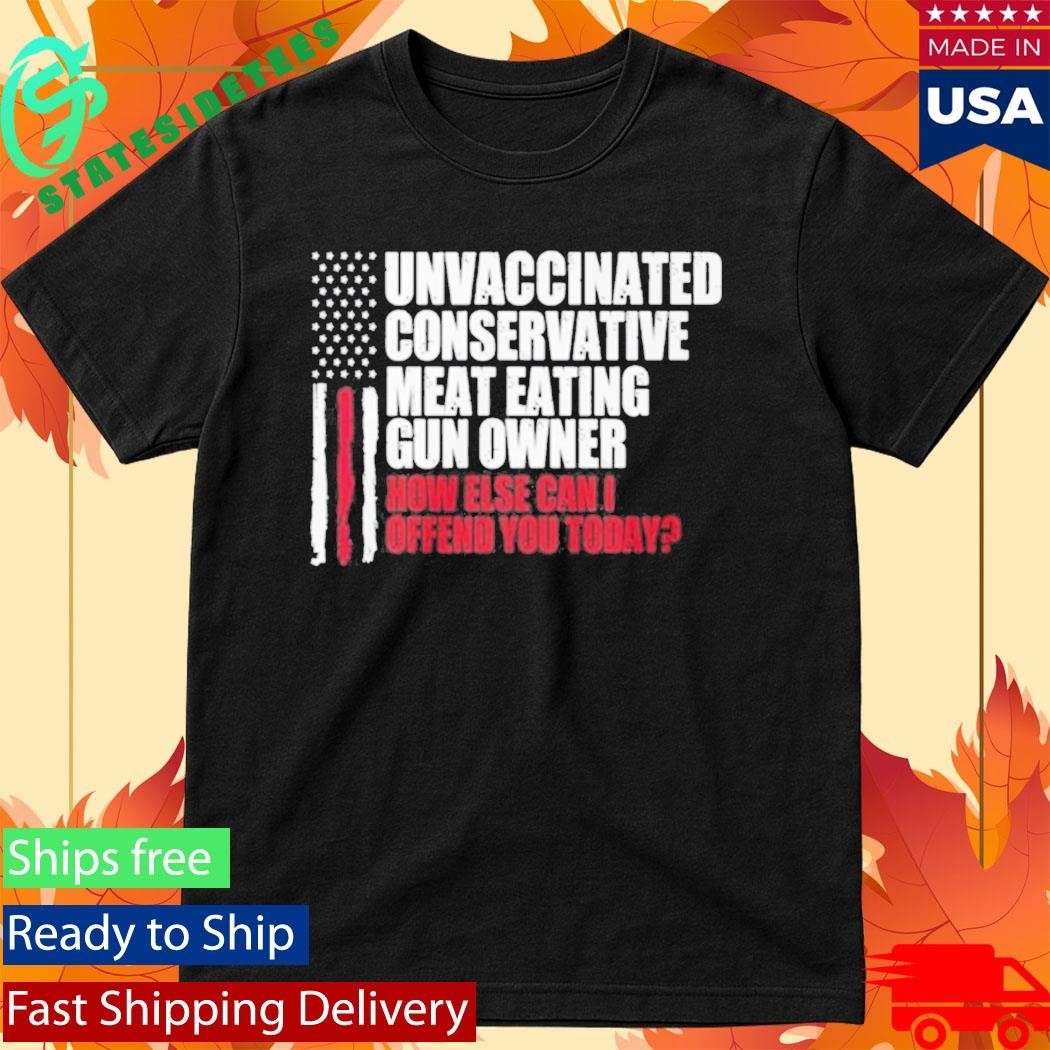 Crews Control Unvaccinated Conservative Meat Eating Gun Owner Shirt Unisex , , , Long Sleeve Tee