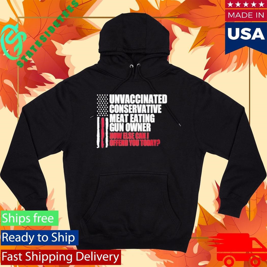 Crews Control Unvaccinated Conservative Meat Eating Gun Owner Shirt Unisex , , , Long Sleeve Tee