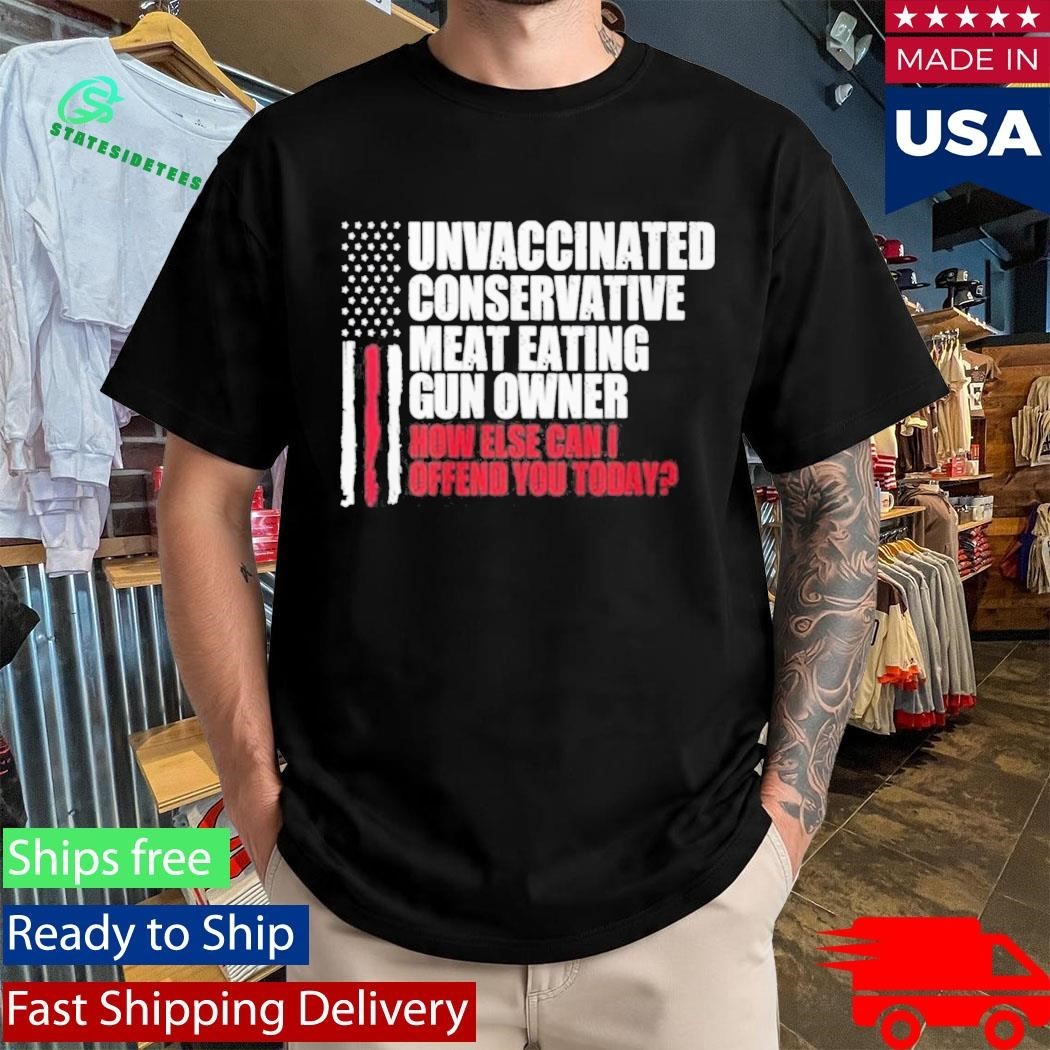 Crews Control Unvaccinated Conservative Meat Eating Gun Owner Shirt Unisex , , , Long Sleeve Tee