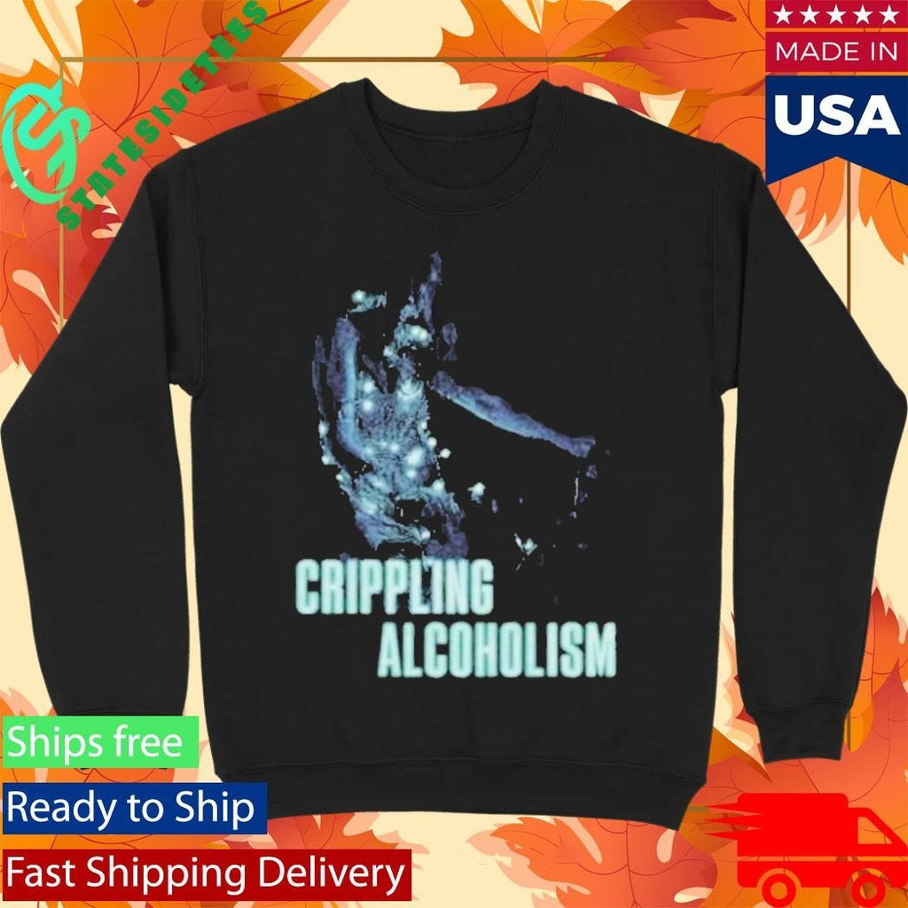 Crippling Alcoholism Bike Girl Shirt Unisex , , , Long Sleeve Tee