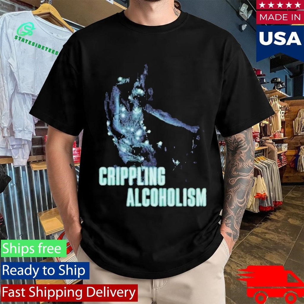 Crippling Alcoholism Bike Girl Shirt Unisex , , , Long Sleeve Tee
