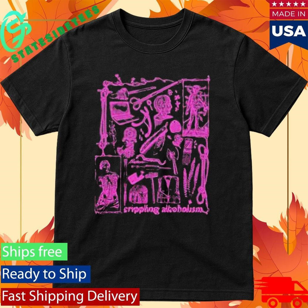 Crippling Alcoholism Camgirl Shirt Unisex , , , Long Sleeve Tee