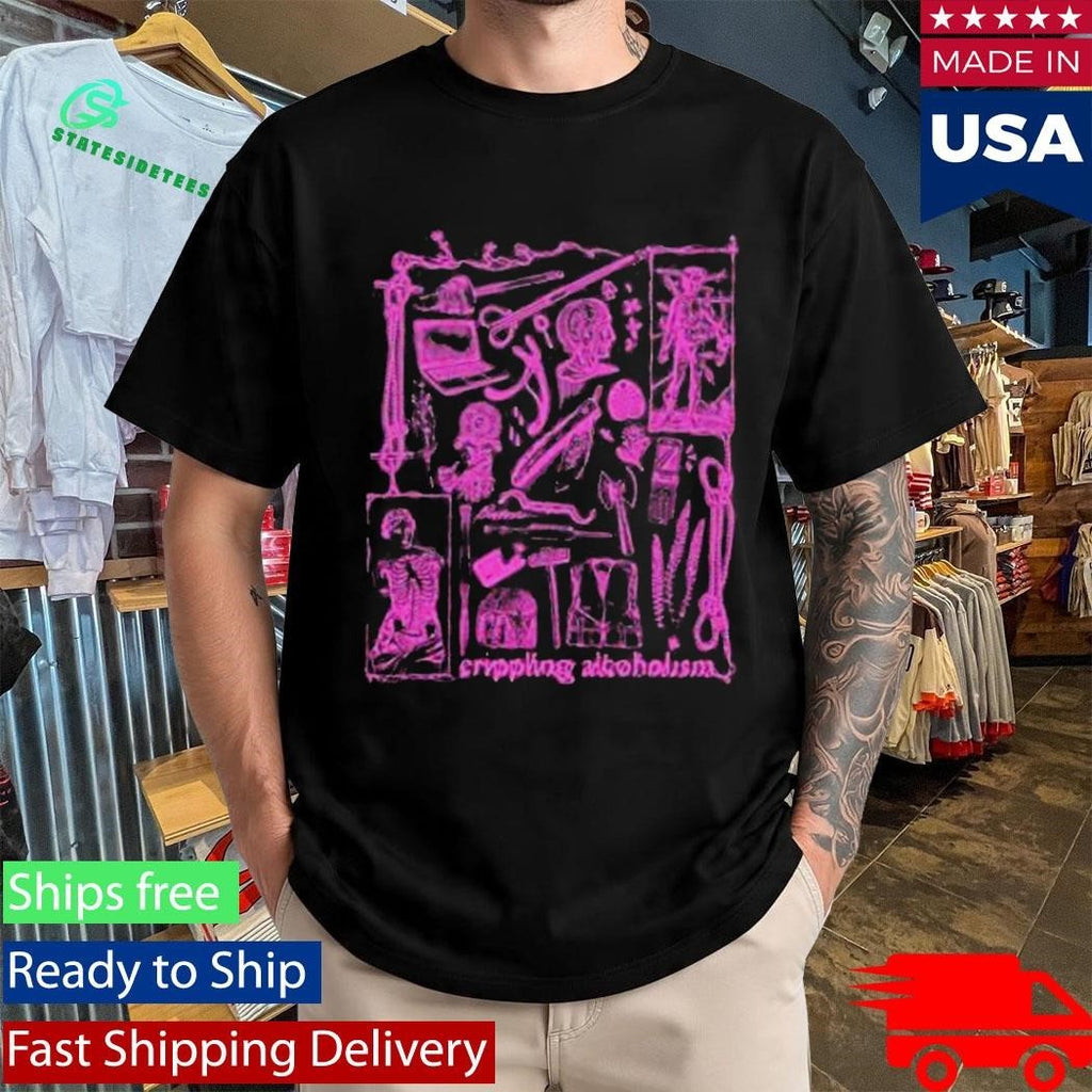 Crippling Alcoholism Camgirl Shirt Unisex , , , Long Sleeve Tee