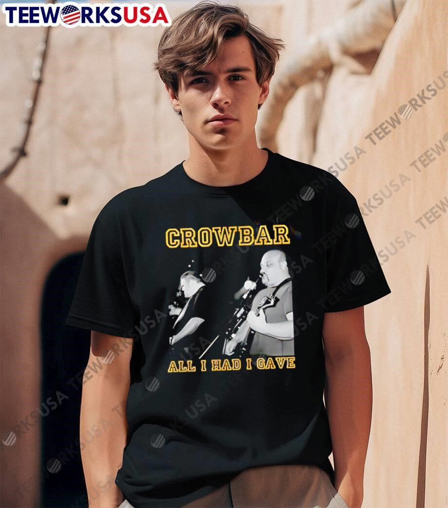 Crowbar Kirk Windstein Performing All I Had I Gave Band T-Shirt