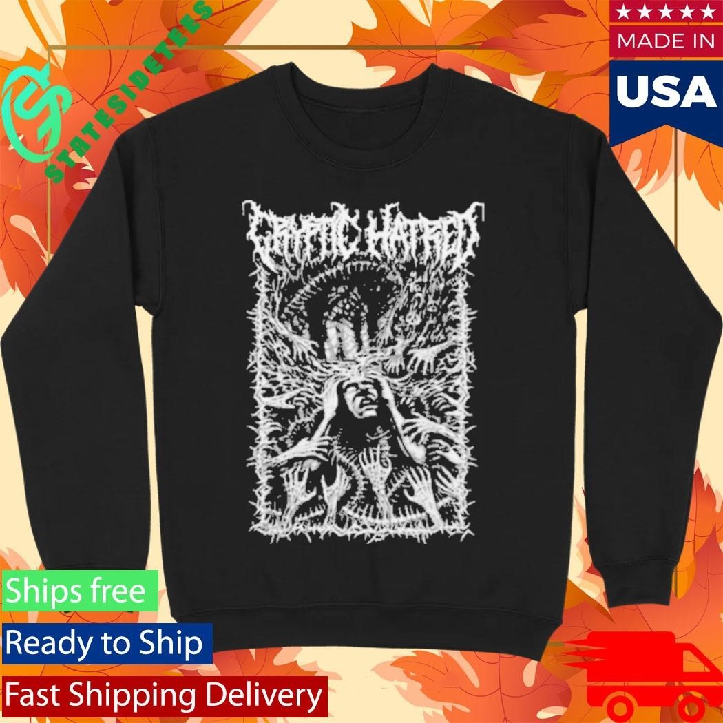 Cryptic Hatred Internal Torment B&W Unisex , , , Long Sleeve Tee