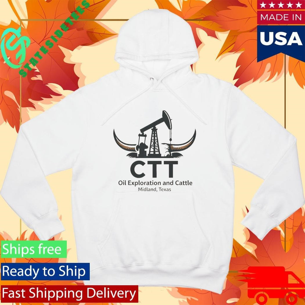Ctt Oil Exploration And Cattle Midland Texas Shirt Unisex , , , Long Sleeve Tee