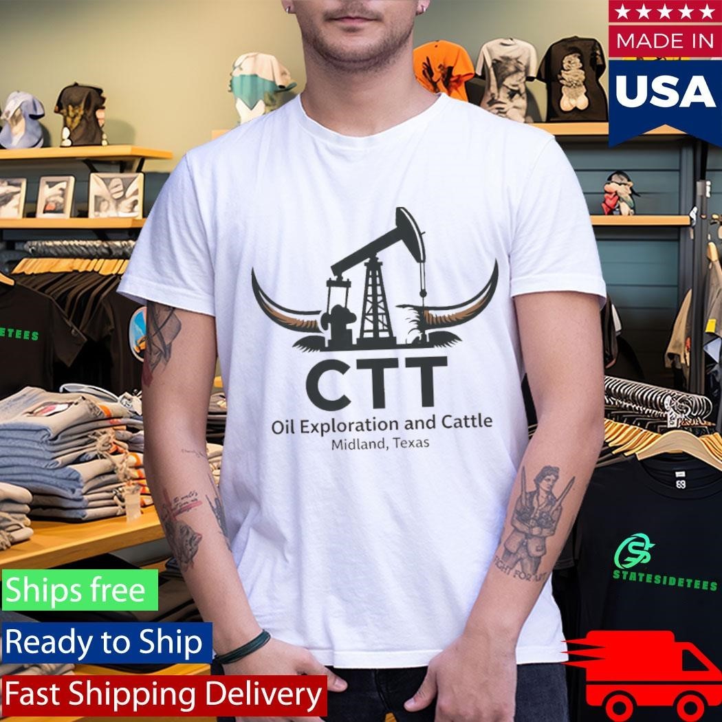 Ctt Oil Exploration And Cattle Midland Texas Shirt Unisex , , , Long Sleeve Tee