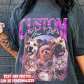 Custom Pet Shirt Custom Vintage Vintage 90s Rap Custom Bootleg Rap Vintage Dog Shirt Custom Dog Shirt Dog Top Womenswear T-Shirts