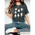 Cute Ballet Ghost Shirt Ballet Dancer Spooky Dance Shirt Spooky Dance Halloween Ballet Cotton Fit T-Shirts