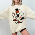 Cute Halloween Ghost Boo Cat Ghost Shirt Retro Black Cat Pumpkin Halloween Halloween Cat Shirt Halloween Pumpkin Shirt Halloween Pumpkin Cat Shirt Fall Autumn Halloween Shirt T-Shirts