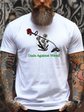 Dads Against Weed Funny Dad Gardening Shirt Fabric Menswear T-Shirts