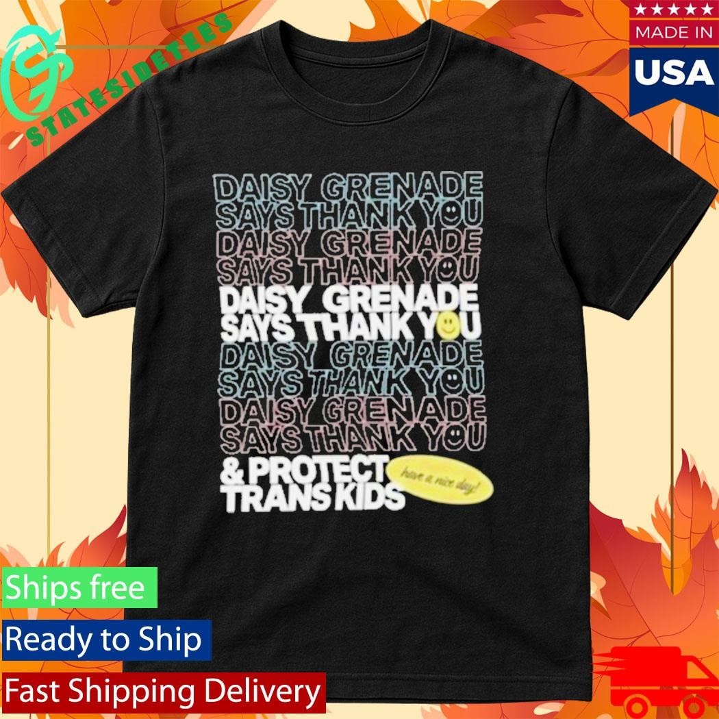 Daisy Grenade Protect Trans Kids Shirt Unisex , , , Long Sleeve Tee