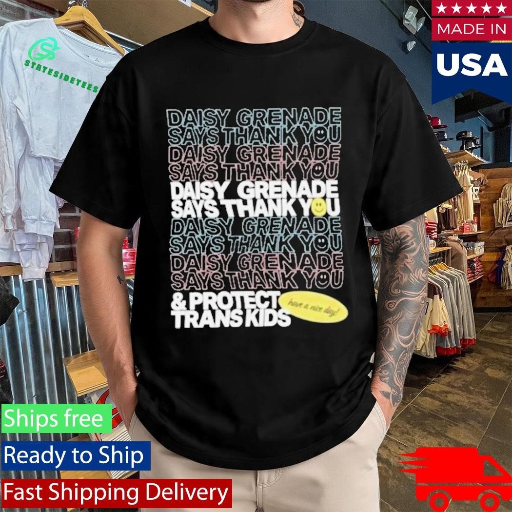Daisy Grenade Protect Trans Kids Shirt Unisex , , , Long Sleeve Tee