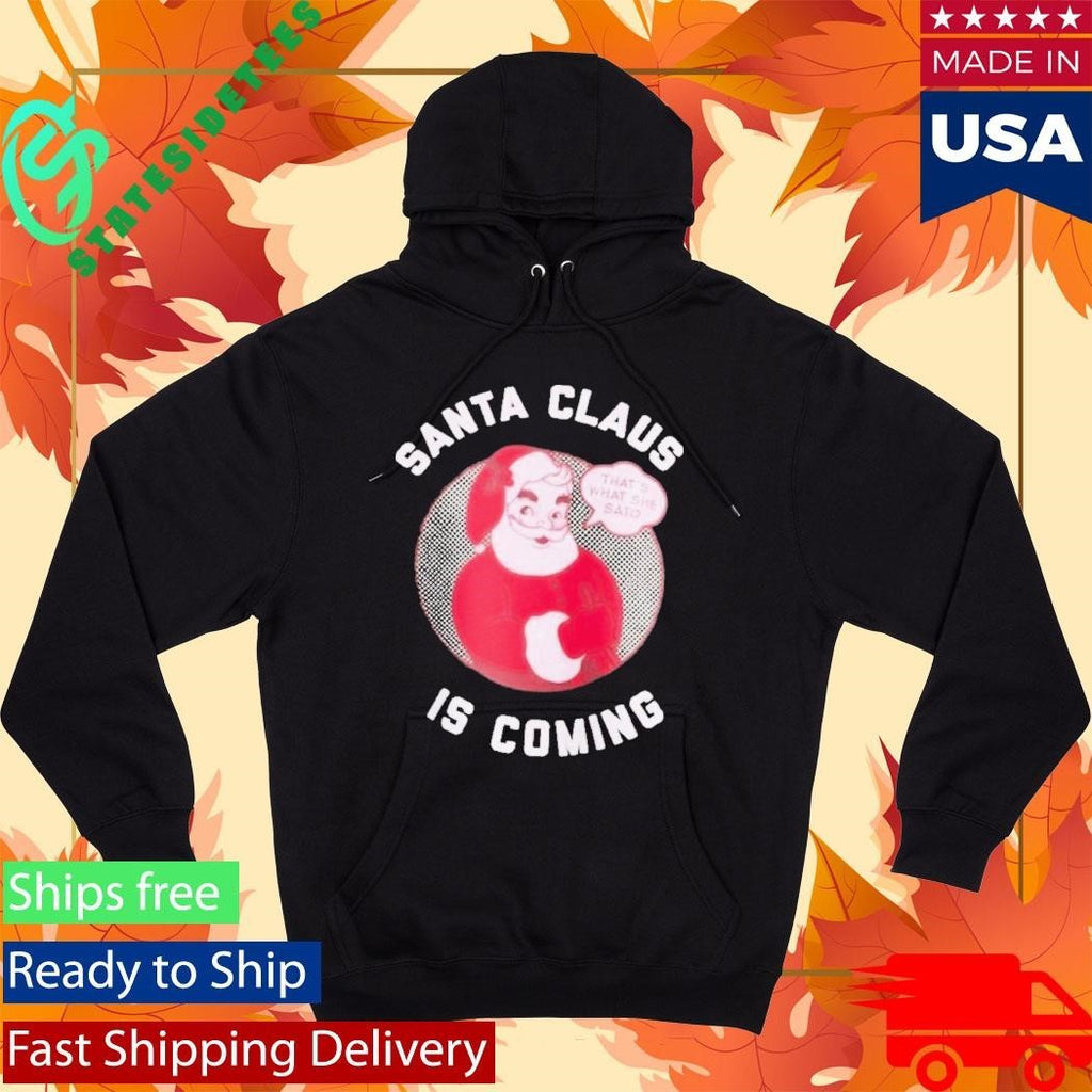 Dallas Braden Santa Claus Is Coming Shirt Unisex , , , Long Sleeve Tee