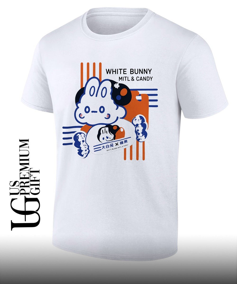 Damien Haas White Bunny Milk Candy shirt
