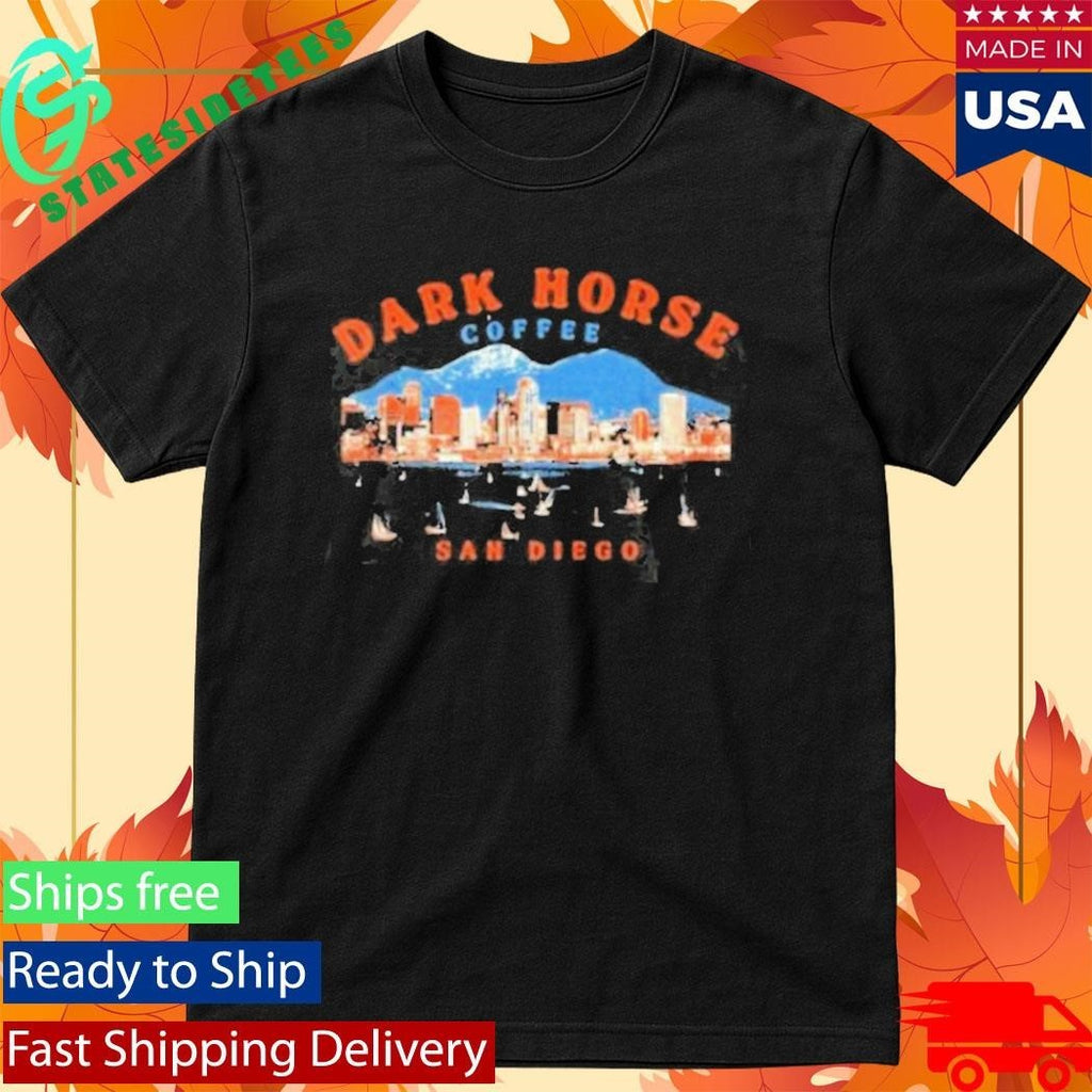 Dark Horse Coffee Roasters Skyline Shirt Unisex , , , Long Sleeve Tee