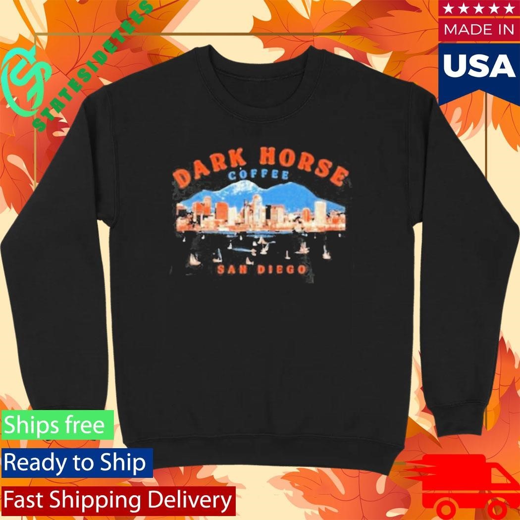 Dark Horse Coffee Roasters Skyline Shirt Unisex , , , Long Sleeve Tee