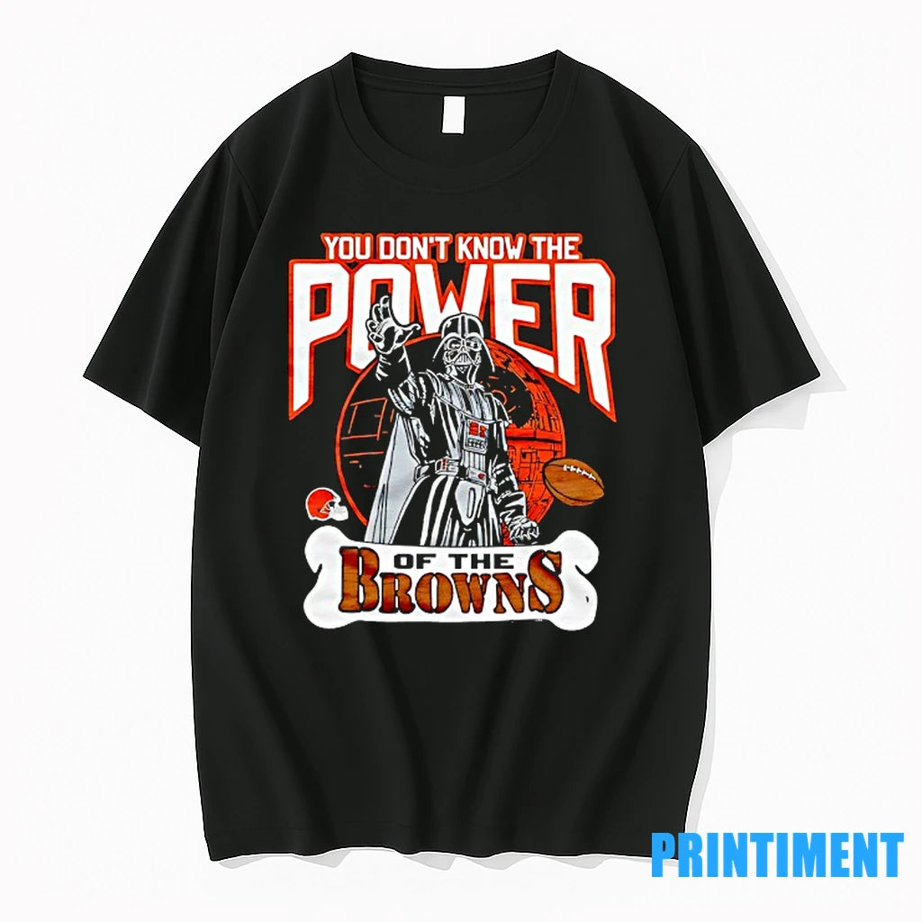 Darth Vader X Cleveland Browns You Dont Know The Power Of The Browns Tshirts Sweater