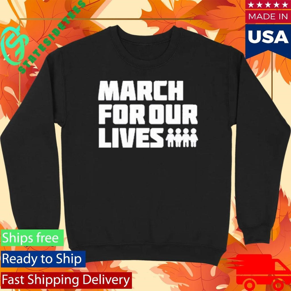 David Hogg Wearing March For Our Lives Shirt Unisex , , , Long Sleeve Tee