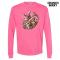 Dazzling Disco Football Long Sleeve Comfort Colors 'NLB' T-Shirts