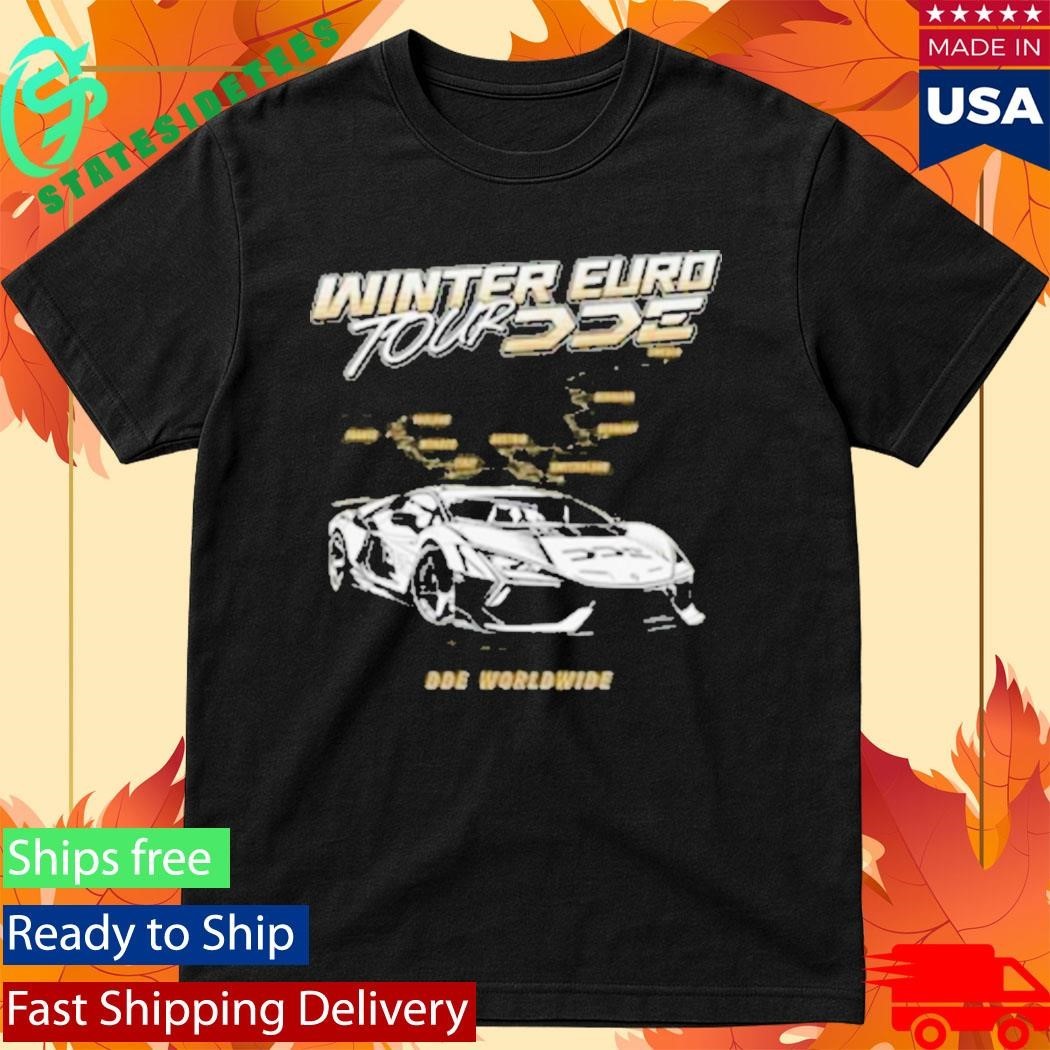 Dde Merch Garage Winter Euro Tour Shirt Unisex , , , Long Sleeve Tee