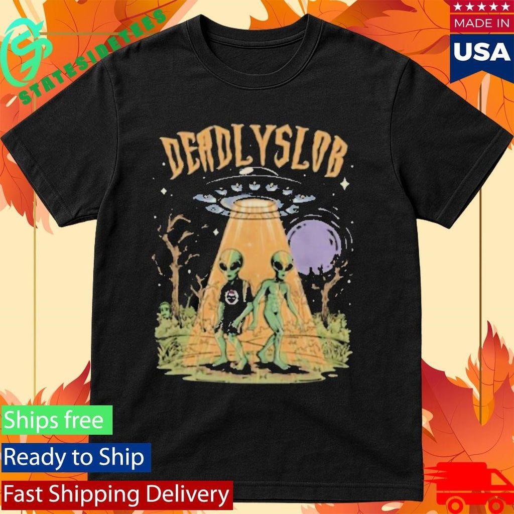 Deadly Lob Alien Invasion Shirt Unisex , , , Long Sleeve Tee
