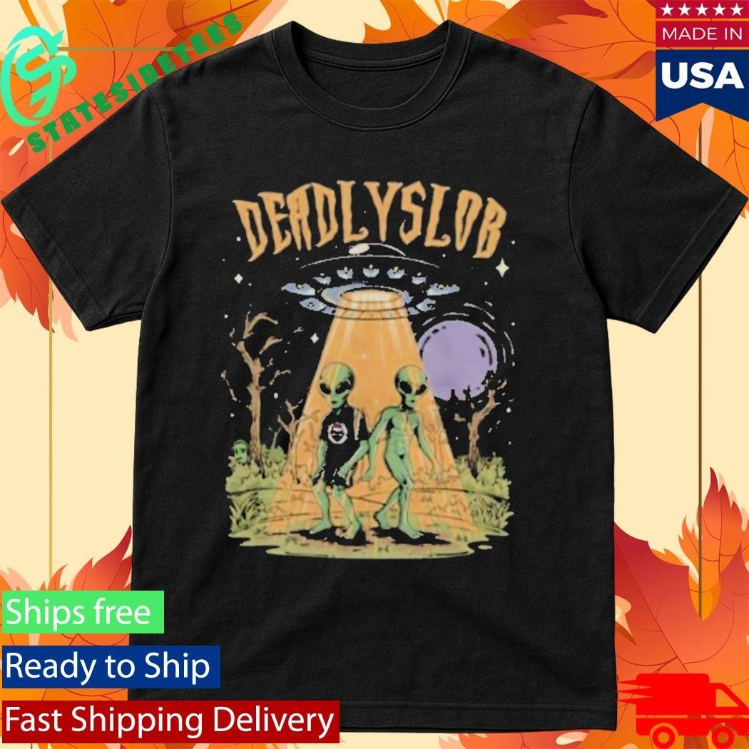 Deadly Lob Alien Invasion Shirt Unisex , , , Long Sleeve Tee