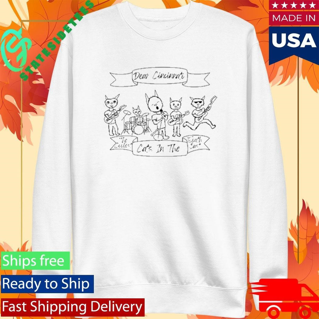 Dear Cincinnati Cats In The Shirt Unisex , , , Long Sleeve Tee