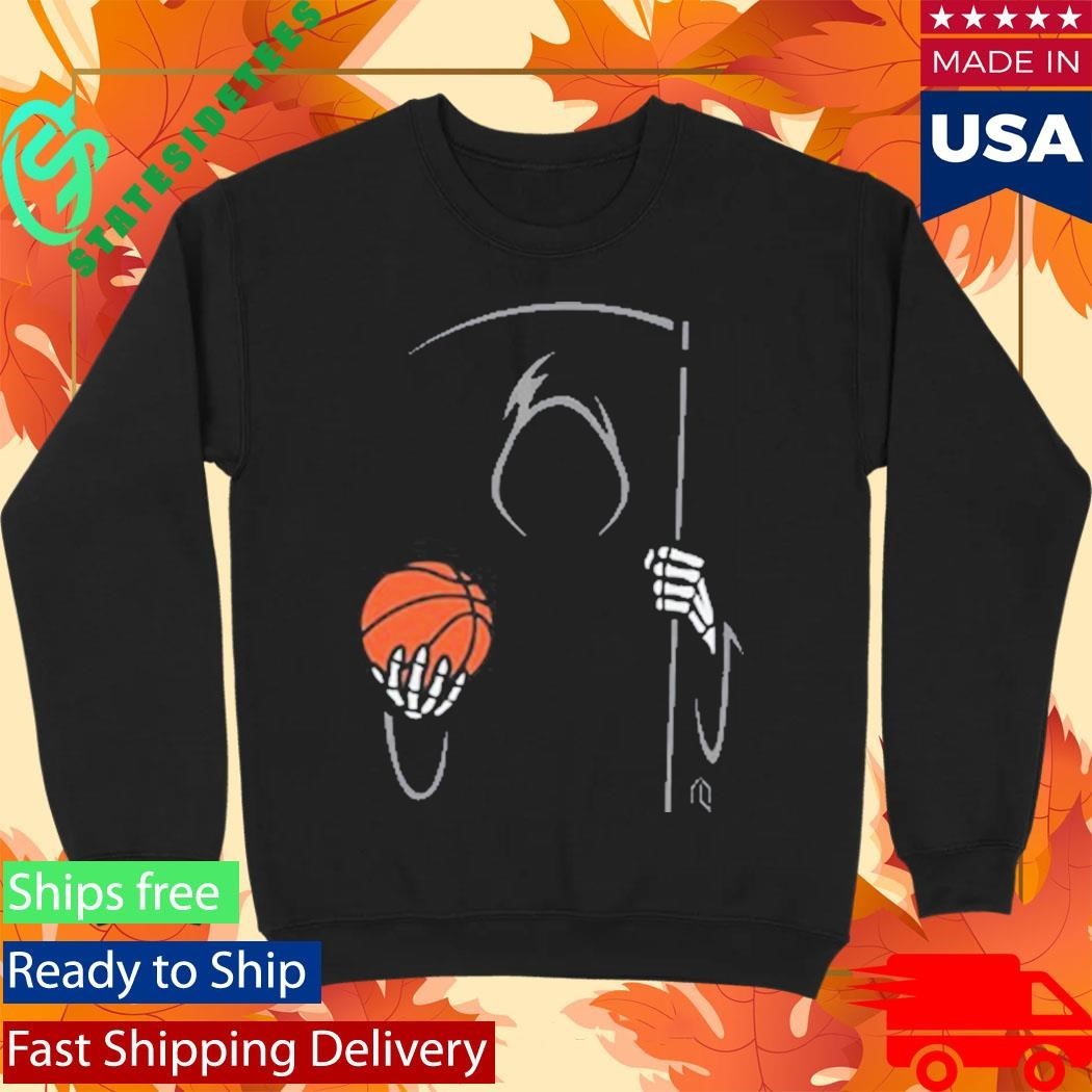Death Basketball Reaper Shirt Unisex , , , Long Sleeve Tee