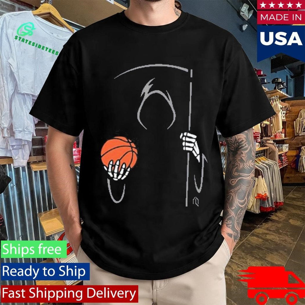 Death Basketball Reaper Shirt Unisex , , , Long Sleeve Tee