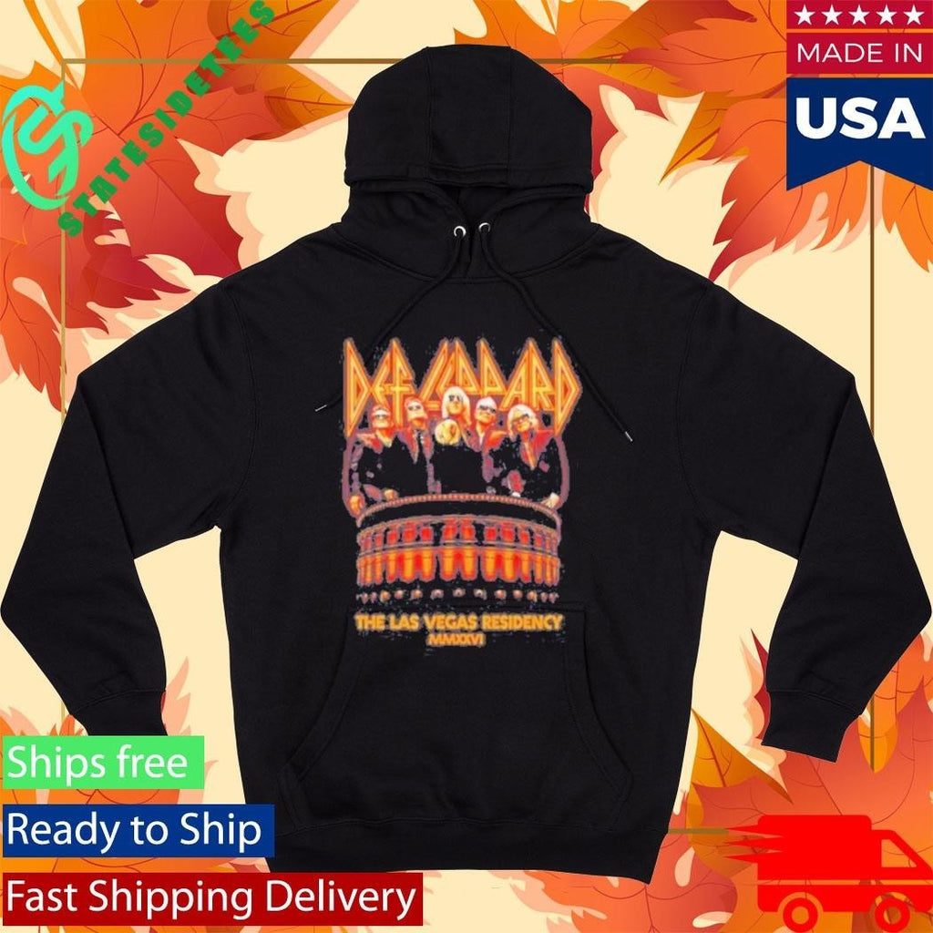 Def Leppard Photo Residency 2026 Unisex , , , Long Sleeve Tee