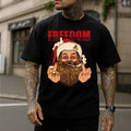 Defianat Santa Claus Meme Freedom Santa Xmas Shirt Funny T-Shirts