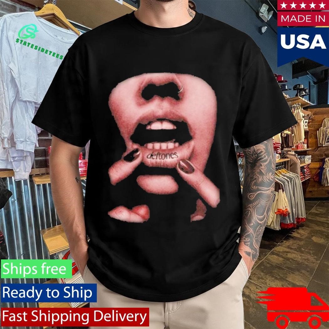 Deftones Black Lip Tattoo Unisex , , , Long Sleeve Tee