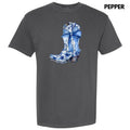 Delicate Floral Boot Comfort Colors 'NLB' T-Shirts
