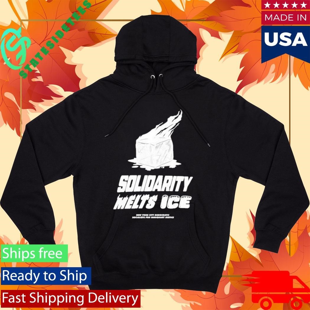 Democratic Socialists Of America Solidarity Melts Ice Shirt Unisex , , , Long Sleeve Tee