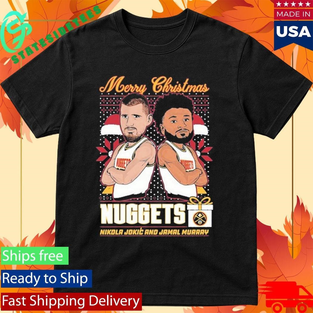 Denver Nuggets Christmas Jokić & Murray Shirt Unisex , , , Long Sleeve Tee